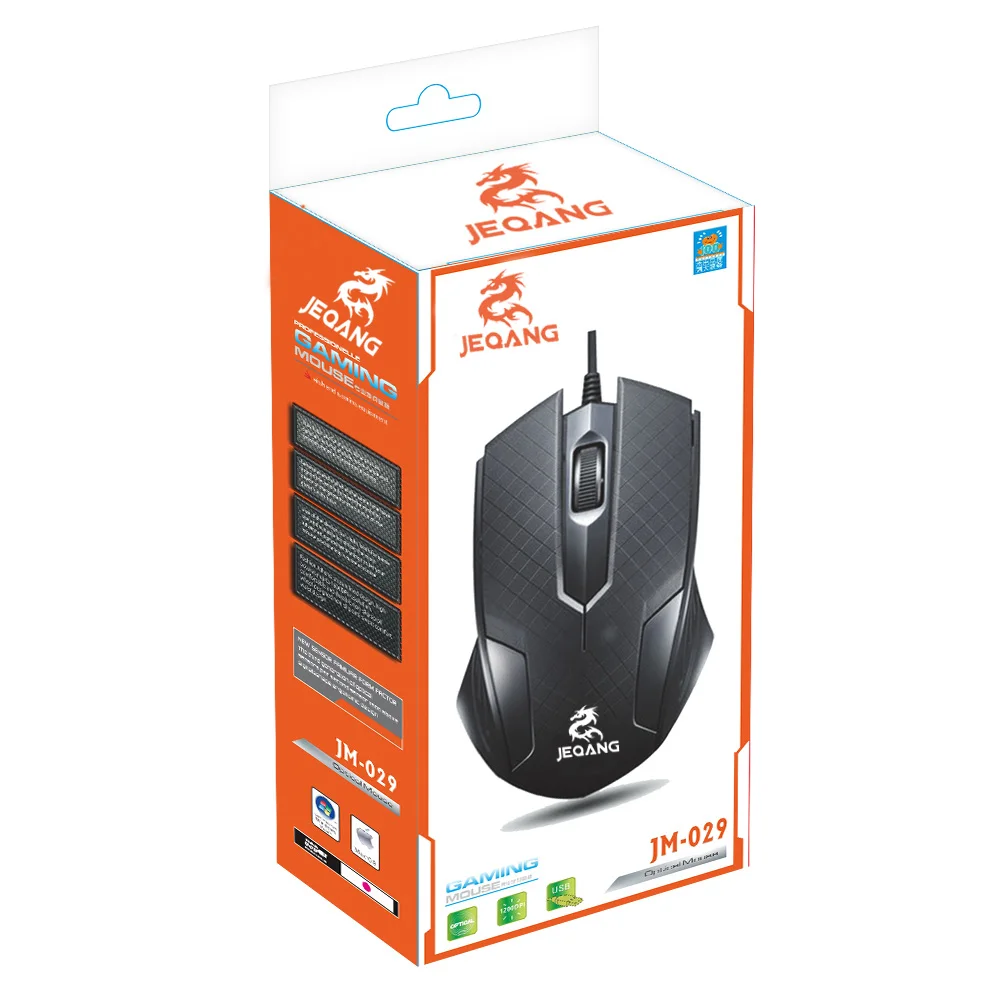 JEQANG JM-029 USB Wired Business Office Optical Mouse Feel Comfortable Home Cheap Wholesale Mouse
JEQANG JM-029 USB Wired Business Office Optical Mouse Feel Comfortable Home Cheap Wholesale Mouse