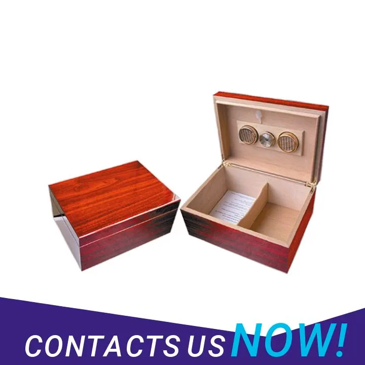 hot sale customized gift box cedar wooden cuba cigar humidor box