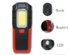 Small Led Battery Powered Car Inspection COB LED Task Light With Magnet Base and Hook Portable Work Light