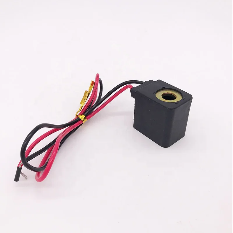 12V voltios de corriente directa Bobina de alambre de plomo para Aire Neumático Válvula De Solenoide LED C100