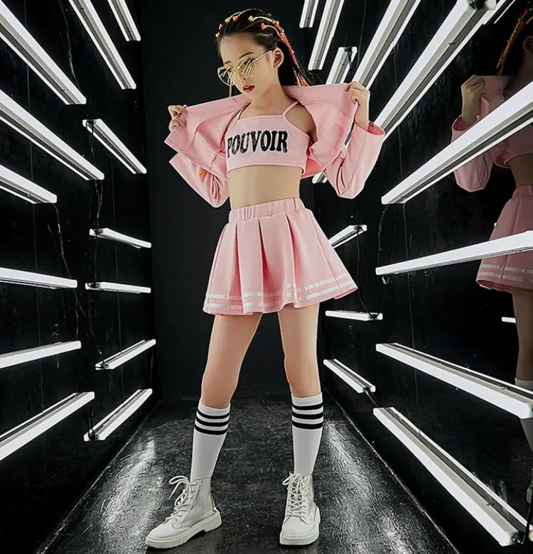 Wholesale for children clothing sets girl's clothing set girl clothes hip-hop performance costumes, Pink
Wholesale for children clothing sets girl's clothing set girl clothes hip-hop performance costumes, Pink