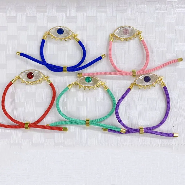 BC1326 New Multicolor Boho Chunky CZ Pave Greek Evil Eye with Cord String Adjustable Bracelets for Women Ladies, Gold
BC1326 New Multicolor Boho Chunky CZ Pave Greek Evil Eye with Cord String Adjustable Bracelets for Women Ladies, Gold