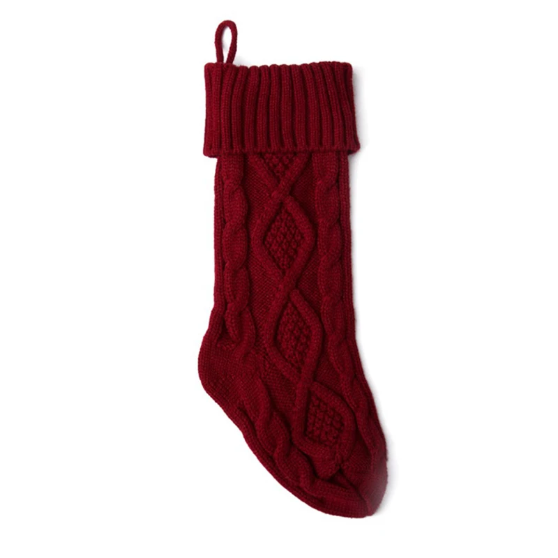 Traditional Xmas Knitted Woolen Sock Hanging Pendant Gift Bag Hemp Flower Small Candy Christmas Stockings Gifts, Red, white, green
Traditional Xmas Knitted Woolen Sock Hanging Pendant Gift Bag Hemp Flower Small Candy Christmas Stockings Gifts, Red, white, green