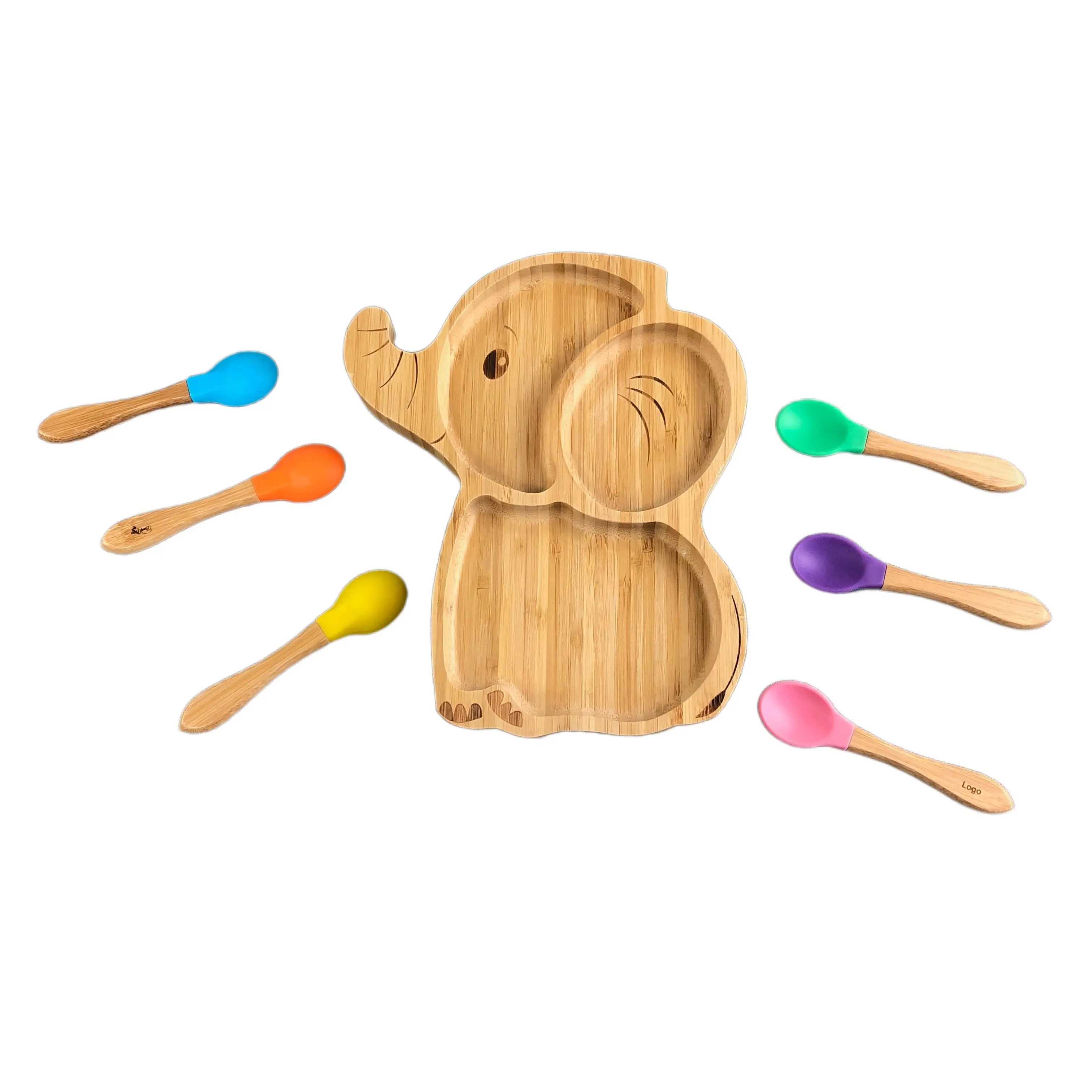 customized logo Bamboo plate baby silicone suction plate bamboo plate bowl with spoon
customized logo Bamboo plate baby silicone suction plate bamboo plate bowl with spoon