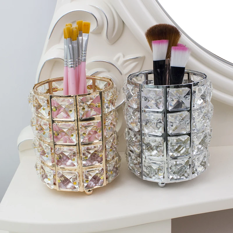 Crystal pencil holder storage tube eyebrow pencil makeup brush storage tube ins decoration beauty brush storage box decorations
Crystal pencil holder storage tube eyebrow pencil makeup brush storage tube ins decoration beauty brush storage box decorations