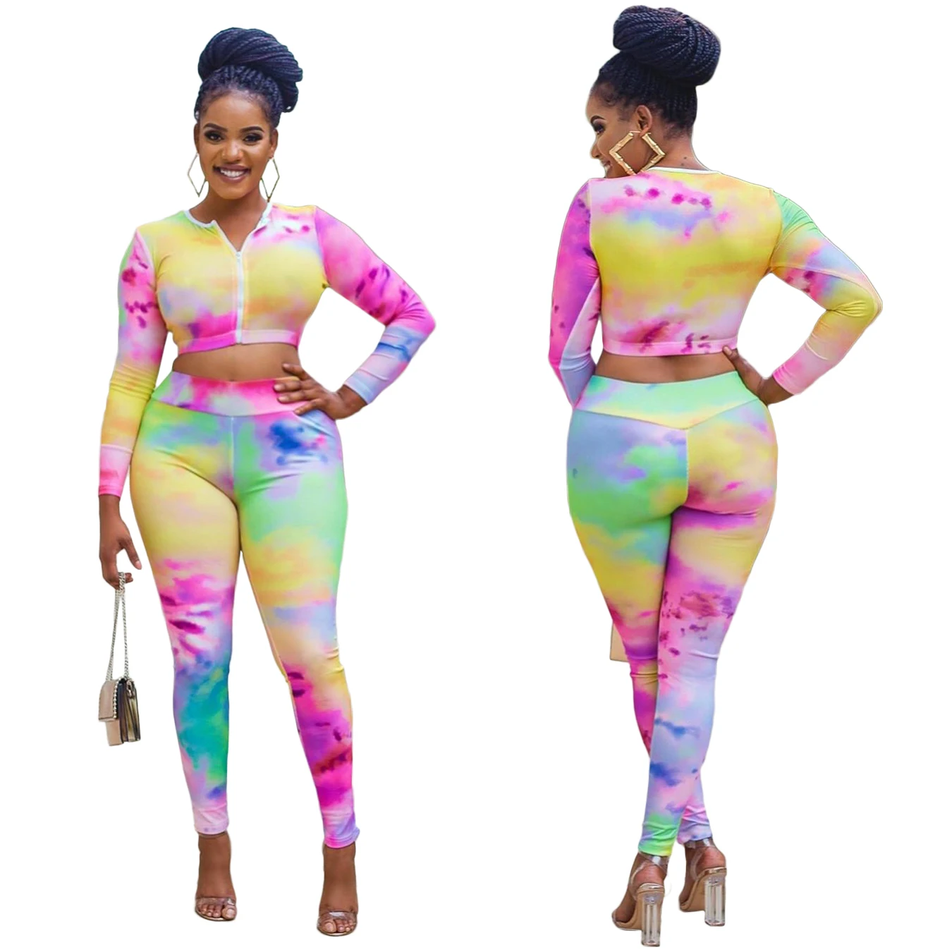 FM-BN110 fashion design women autumn clothing colorful long sleeve crop tops pantalon homme, As pictures
FM-BN110 fashion design women autumn clothing colorful long sleeve crop tops pantalon homme, As pictures