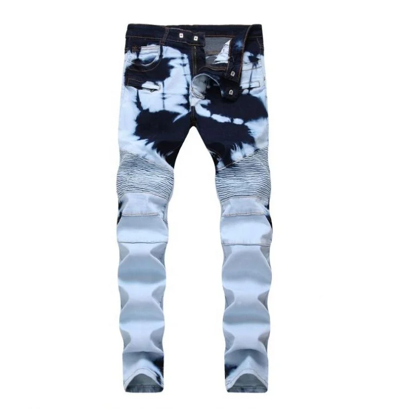 Jhcentury Motorcycle jeans Man jeans Elastic Straight jeans
Jhcentury Motorcycle jeans Man jeans Elastic Straight jeans