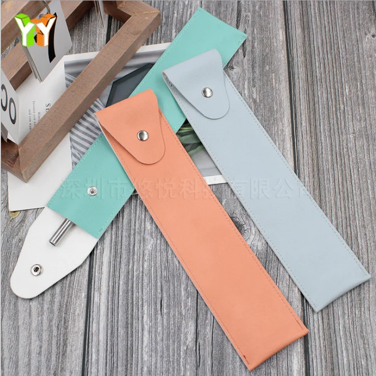 YY Custom Tarvel Drinking Stainless Steel Metal Carrying Case Faux Leather Pouch Reusable Storage Organizer For Knife Forks, Blue pink customized color
YY Custom Tarvel Drinking Stainless Steel Metal Carrying Case Faux Leather Pouch Reusable Storage Organizer For Knife Forks, Blue pink customized color