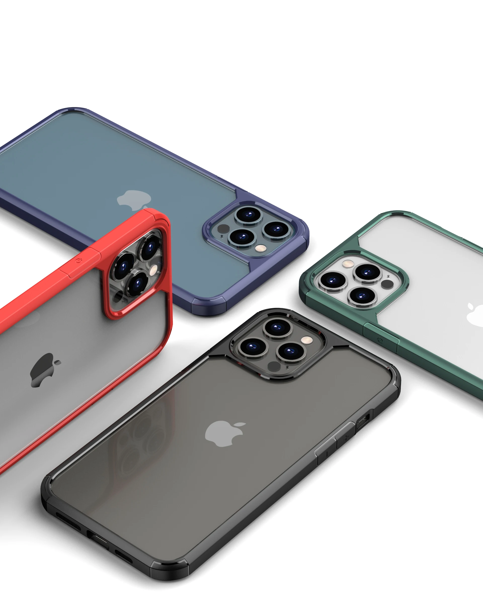 TPU PC Full Protection On Both Sides Phone Case Clear Back Cover For Iphone 12 Pro, 4 colors
TPU PC Full Protection On Both Sides Phone Case Clear Back Cover For Iphone 12 Pro, 4 colors