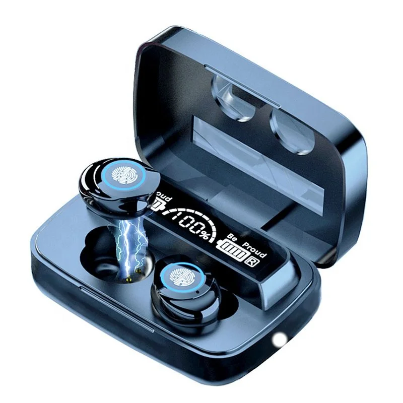 M9 Tws Blue tooth V5.1 Earphones Wireless Headphone Stereo Sports Waterproof Earbuds Headset 2000mah Charging Box Power Bank
M9 Tws Blue tooth V5.1 Earphones Wireless Headphone Stereo Sports Waterproof Earbuds Headset 2000mah Charging Box Power Bank