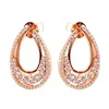 SE00301Istanbul Turkey Jewelry Manufacturers Fashion Earrings Trend 2019 Round Hoop Earrings Rose Gold Plated For Women