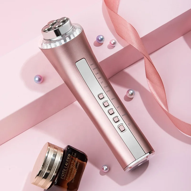 3 in 1 Portable home infrared led light rf tripolar skin lifting tightening machine facial beauty device, White pink
3 in 1 Portable home infrared led light rf tripolar skin lifting tightening machine facial beauty device, White pink