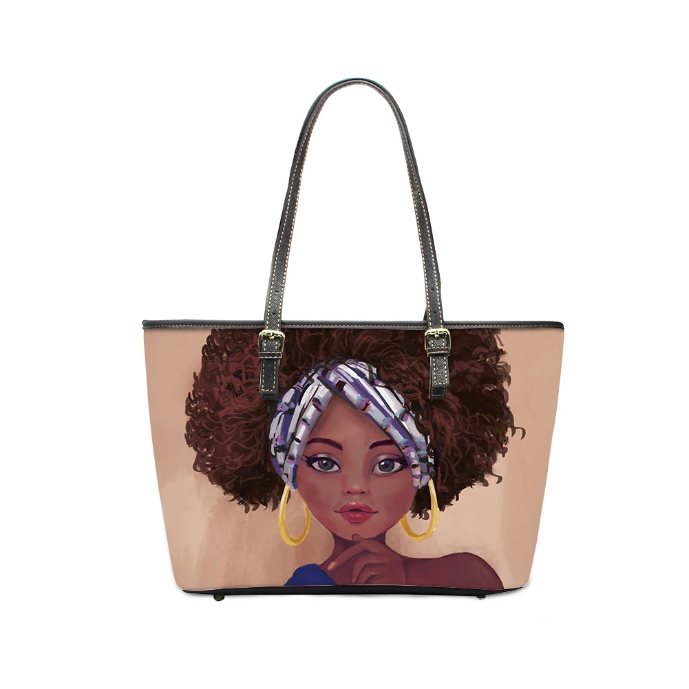 Custom Handbags for Women Art African Girls Printing Luxury Famous Brands Handbag Tote Bag Customized Pu Leather Handbags
Custom Handbags for Women Art African Girls Printing Luxury Famous Brands Handbag Tote Bag Customized Pu Leather Handbags