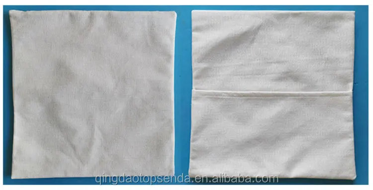 book cushion cover linen blank sublimation pocket pillow case