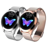 

Fashionable KW10 ladies Smart Watch NRF52832 Heart Rate Monitor Step Count Sedentary Reminder IP68 smartwatch