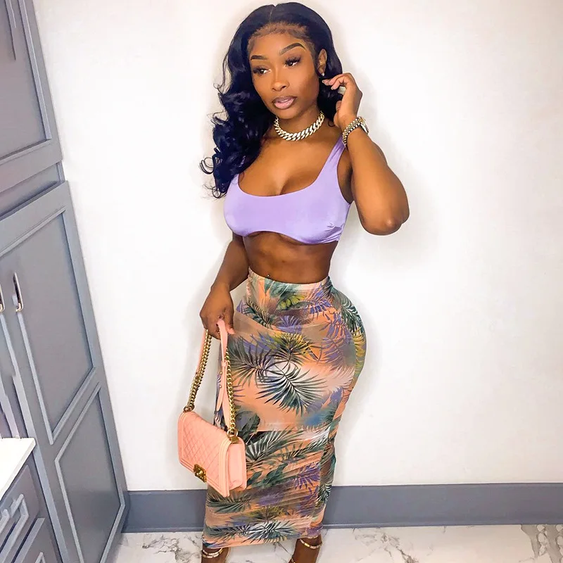 2021 Summer Elegant Sexy Beach High Waist Leaf Pattern Drawstring Skirt Bodycon Midi Dress For Ladies Women 
2021 Summer Elegant Sexy Beach High Waist Leaf Pattern Drawstring Skirt Bodycon Midi Dress For Ladies Women