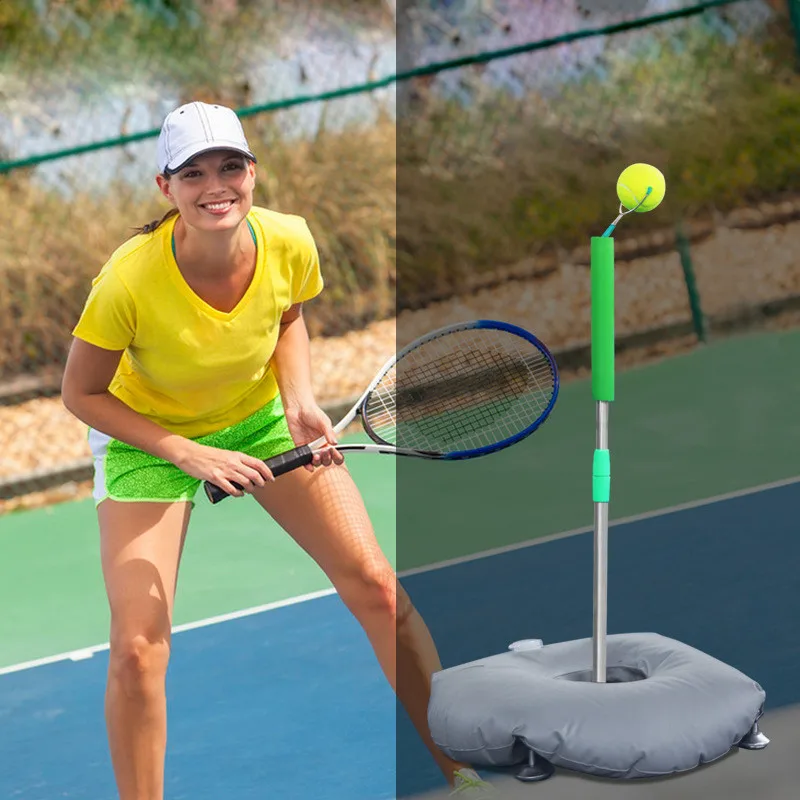 Tennis Training Werkzeug Ausrüstung Anfänger Tragbare Stereotyp Schaukel Ball Maschine Tennis Schaukel Trainer