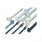 Adjustable push mount plastic twist lock nylon 66 cable tie zip ties