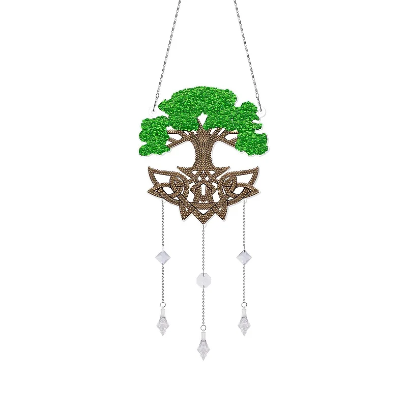 5D DIY tree shaped acrylic handmade wind chime rhinestone outdoor hanging crafts diamond painting wind bells, Picture color
5D DIY tree shaped acrylic handmade wind chime rhinestone outdoor hanging crafts diamond painting wind bells, Picture color