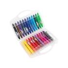 Gel Crayon 12 24 Colors Silky Solid Washable Tempera Paint Sticks