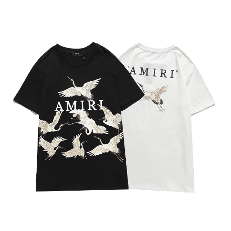 Wholesale Amiry Shirts Men Short Sleeved Custom logo Original Cotton Printed T-shirt Women Amiry
Wholesale Amiry Shirts Men Short Sleeved Custom logo Original Cotton Printed T-shirt Women Amiry