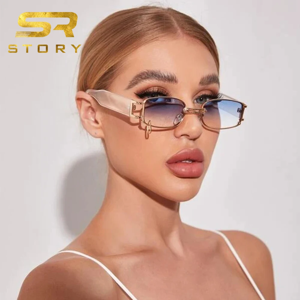 STORY W127 Vintage Punk Sunglasses Women Men 2021 Brand designer New Fashion Circle Decoration Rectangle Sun glasses for Female
STORY W127 Vintage Punk Sunglasses Women Men 2021 Brand designer New Fashion Circle Decoration Rectangle Sun glasses for Female