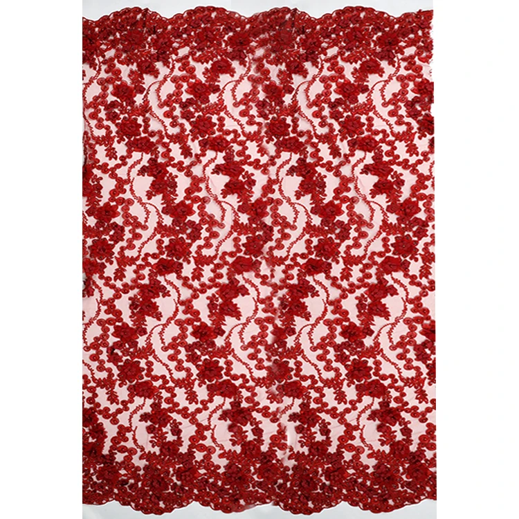 3d Flower Beaded French Lace Handmade Beaded Lace Fabric for Women Party Dress HO149-1 2021 Latest Factory Sales Red Mesh Fabric
3d Flower Beaded French Lace Handmade Beaded Lace Fabric for Women Party Dress HO149-1 2021 Latest Factory Sales Red Mesh Fabric