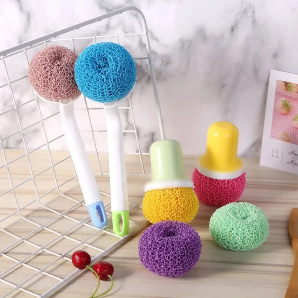 Nanofiber cleaning ball cleaning brush pot color kitchen cleaning supplies do not hurt the pot
Nanofiber cleaning ball cleaning brush pot color kitchen cleaning supplies do not hurt the pot