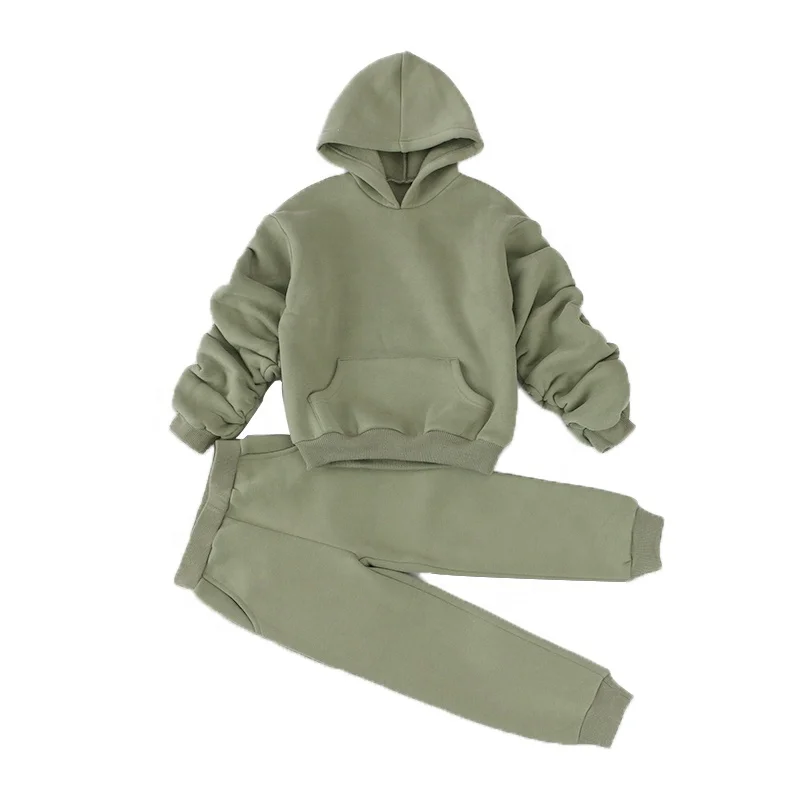 Kids Sport Suit 2 Pieces Sets Thick Fleece Little Boy Clothing Sets Solid Color Winter Hoodie Suits for Boy
Kids Sport Suit 2 Pieces Sets Thick Fleece Little Boy Clothing Sets Solid Color Winter Hoodie Suits for Boy