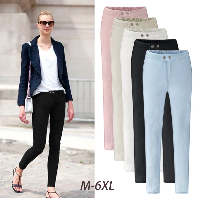 Autumn Pencil Pants Womens High Waist Straight Full Pants Womens Casual Trousers Large Size OL Pants Womens Thick Slacks
Autumn Pencil Pants Womens High Waist Straight Full Pants Womens Casual Trousers Large Size OL Pants Womens Thick Slacks