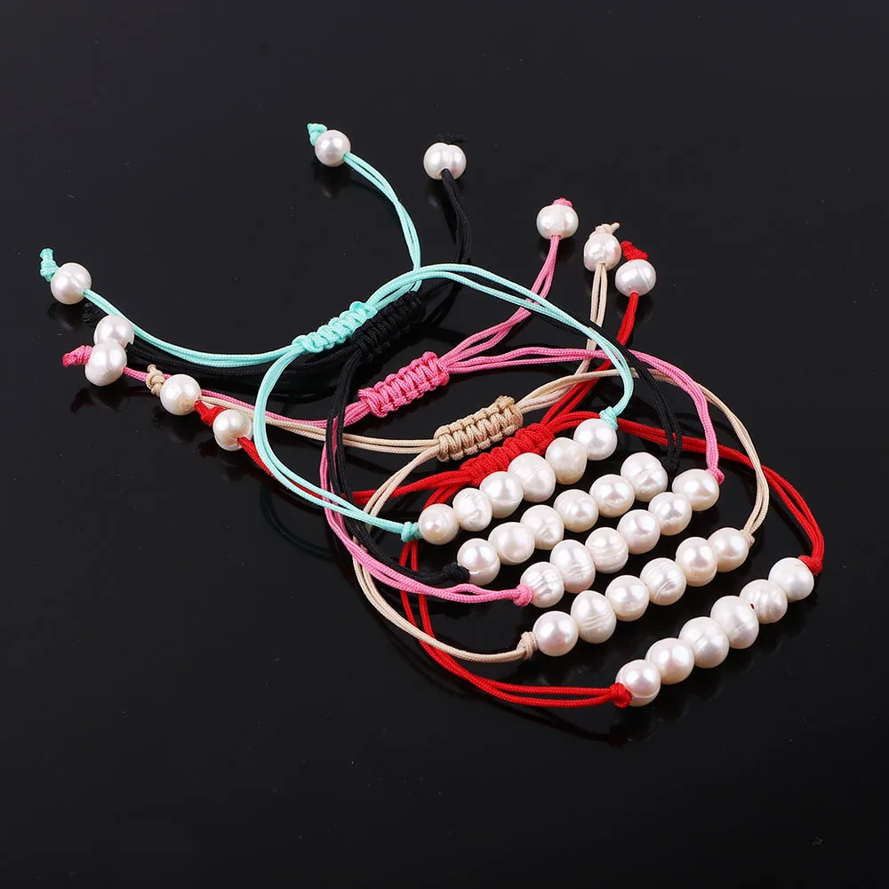 New Design Handmade Braided Cord Freshwater Pearl Adjustable Bracelet Women JBS12508
New Design Handmade Braided Cord Freshwater Pearl Adjustable Bracelet Women JBS12508