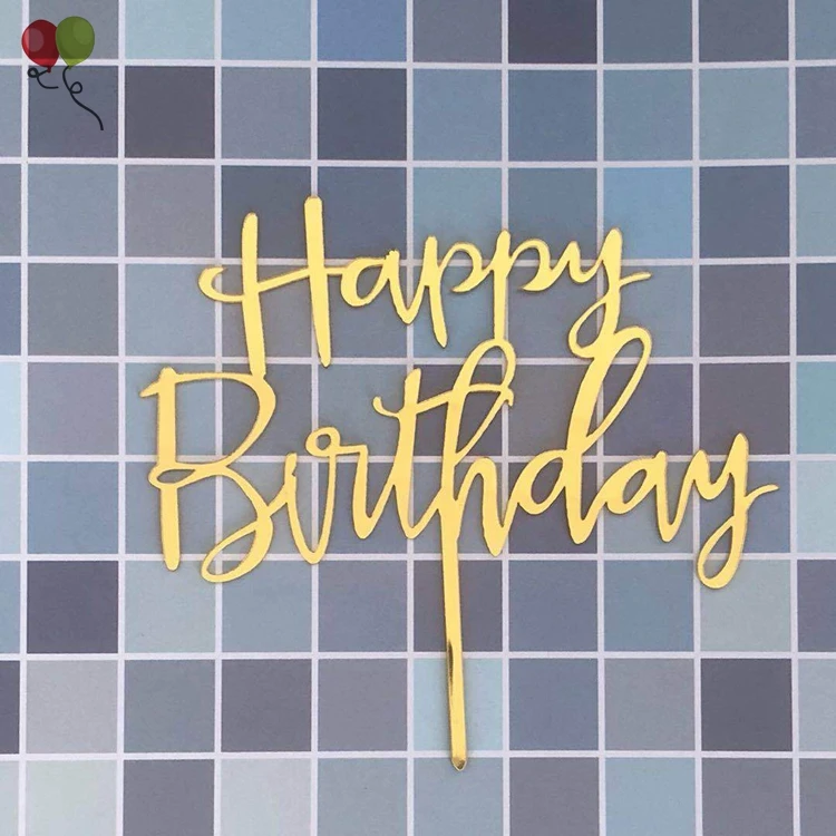 hot sale birthday party decoration custom acrylic