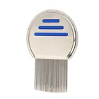 Pet Dog Stainless Steel Metal Head Lice Comb for Smooth Hair