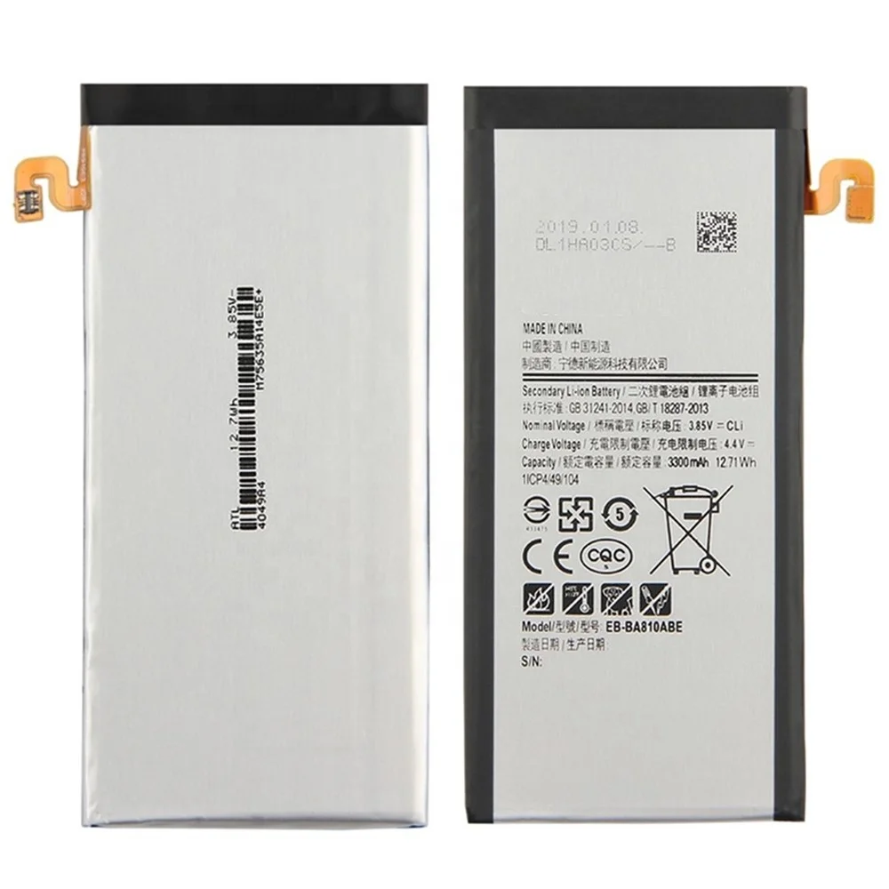 EB-BA810ABE For Samsung Galaxy A8 2016 SM-A8100 SM-A810F SM-A810YZ SM-A810S A810F/DS 3300mAh for Samsung A8 Battery Wholesale
EB-BA810ABE For Samsung Galaxy A8 2016 SM-A8100 SM-A810F SM-A810YZ SM-A810S A810F/DS 3300mAh for Samsung A8 Battery Wholesale