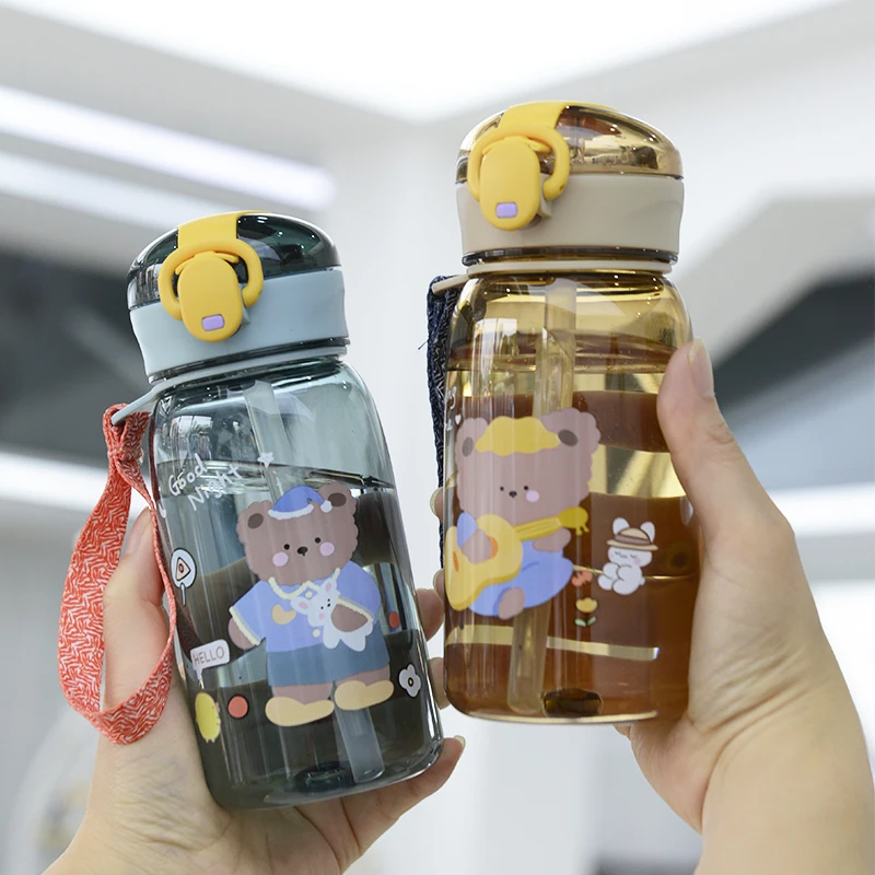 Hot Selling Eco-friendly Material Water Bottle Plastic Cartoon Drinking Cup Custom Straw Cup For Kids, Green/pink/brown/blue
Hot Selling Eco-friendly Material Water Bottle Plastic Cartoon Drinking Cup Custom Straw Cup For Kids, Green/pink/brown/blue