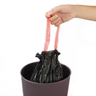 Black green blue Drawstring Garbage Bag Trash Bag with Drawstring on roll