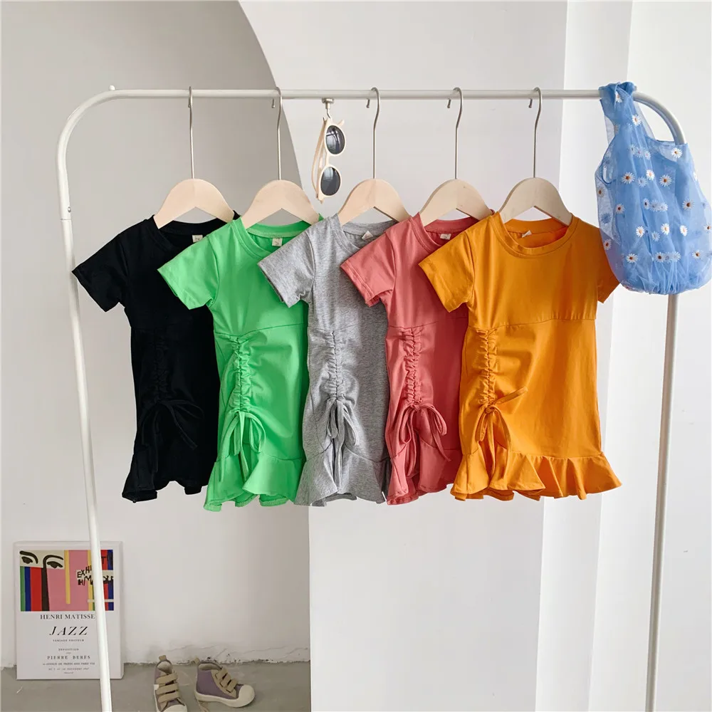 301A30 spring summer girls' dresses SOLID CASUAL kids clothing white yellow Korean fashion baby clothes wholesale
301A30 spring summer girls' dresses SOLID CASUAL kids clothing white yellow Korean fashion baby clothes wholesale