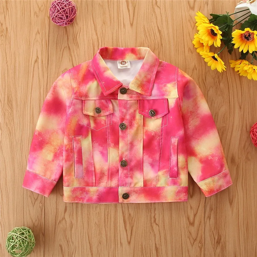 Free Shipping T636 Kids Baby Girls Jacket Autumn Tie Dye Printed Lapel Denim Coats Outerwear Children Clothes
Free Shipping T636 Kids Baby Girls Jacket Autumn Tie Dye Printed Lapel Denim Coats Outerwear Children Clothes