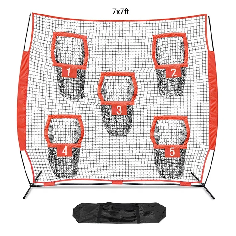 High Quality 7x7' Portable Folding Football Practice Training Net And Football Passing Accuracy Training Equipment, Red/black and customized
High Quality 7x7' Portable Folding Football Practice Training Net And Football Passing Accuracy Training Equipment, Red/black and customized