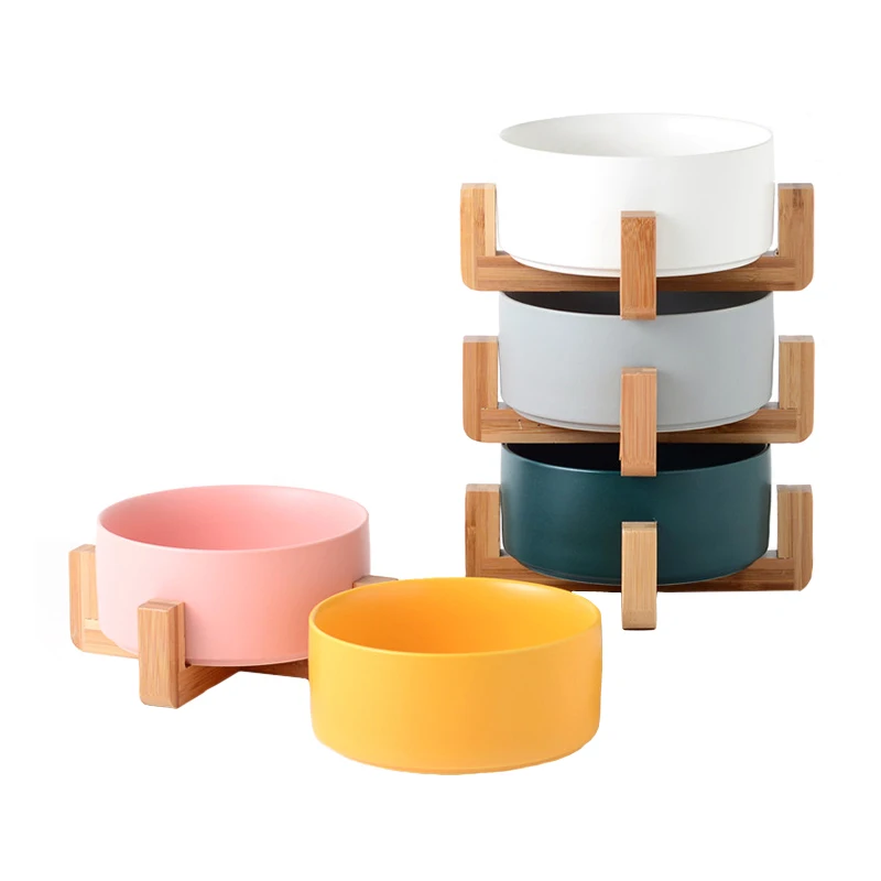 Pet Bowl For Dog And Cat Multi-color Dog Feeder Product With Wooden Stand Dog Feeder Bowl Ceramic Pet Bowl, Blue,green,red,yellow,black,etc
Pet Bowl For Dog And Cat Multi-color Dog Feeder Product With Wooden Stand Dog Feeder Bowl Ceramic Pet Bowl, Blue,green,red,yellow,black,etc