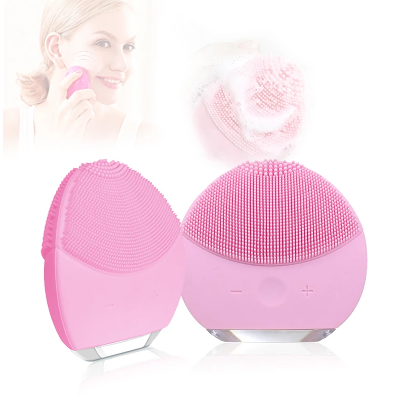 Electric Waterproof Face Cleansing Brush Silicone Face Brush, Green, pink, blue and red
Electric Waterproof Face Cleansing Brush Silicone Face Brush, Green, pink, blue and red