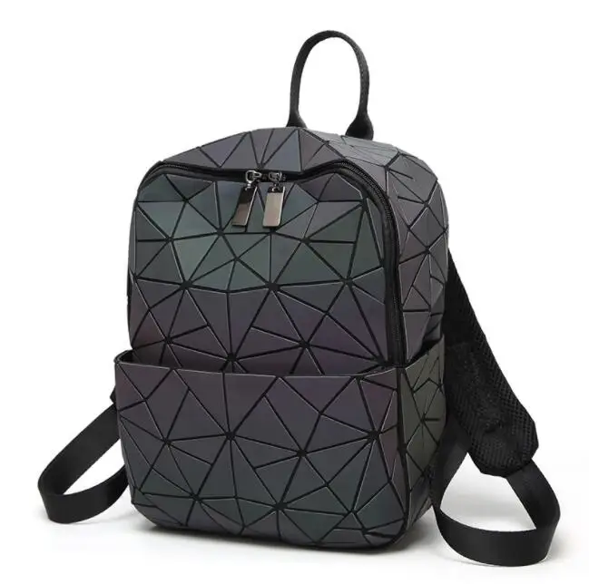 Luminous Women Backpacks Fashion Girl Daily Backpack Female Geometry Package Sequins Folding bagpack Bags Litmus Mini School Bag
Luminous Women Backpacks Fashion Girl Daily Backpack Female Geometry Package Sequins Folding bagpack Bags Litmus Mini School Bag