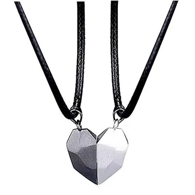 Fashion Wishing Stone Creative Magnet Couples Necklace Two Souls One Heart Pendant Necklaces for Couple
Fashion Wishing Stone Creative Magnet Couples Necklace Two Souls One Heart Pendant Necklaces for Couple