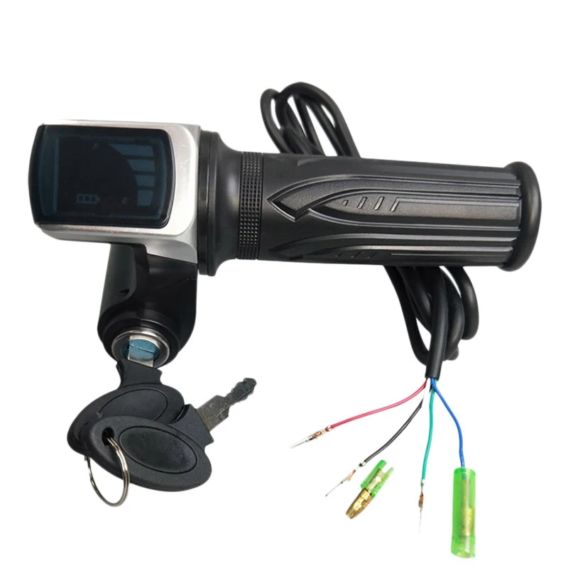 60V Scooter Speed Controller Handlebar Throttle Handle with LCD Display Power Indicator
60V Scooter Speed Controller Handlebar Throttle Handle with LCD Display Power Indicator