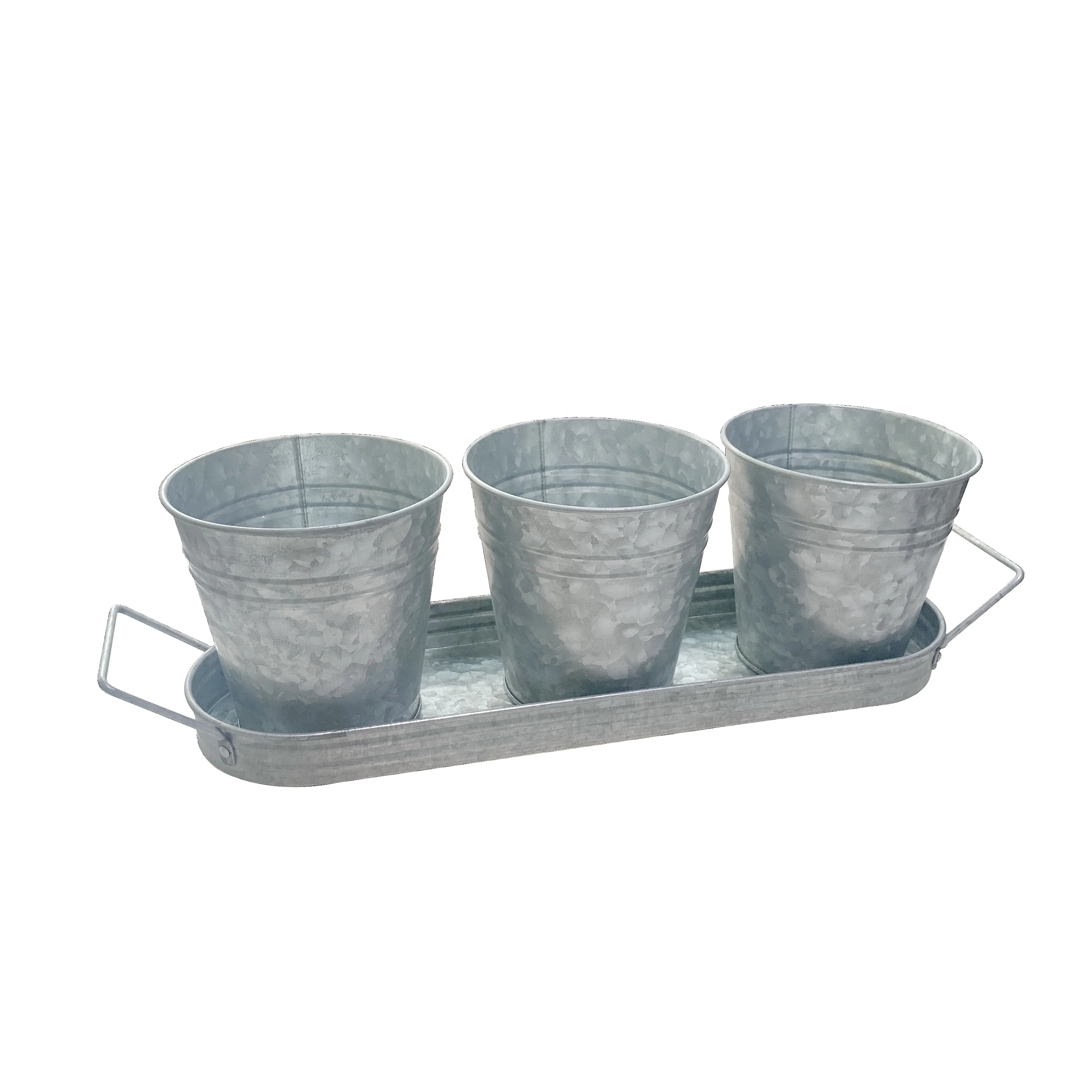 Set of 3 Galvanized Herb Pot set Plant Flower Pot With Tray Holder Utensil Holder Flower Pot, Customer color
Set of 3 Galvanized Herb Pot set Plant Flower Pot With Tray Holder Utensil Holder Flower Pot, Customer color