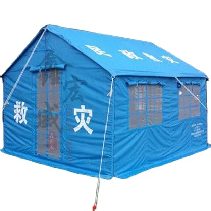 Emergency Shelter Blue Waterproof 12 Square Meters Military Disaster Refugee Relief Tent
Emergency Shelter Blue Waterproof 12 Square Meters Military Disaster Refugee Relief Tent