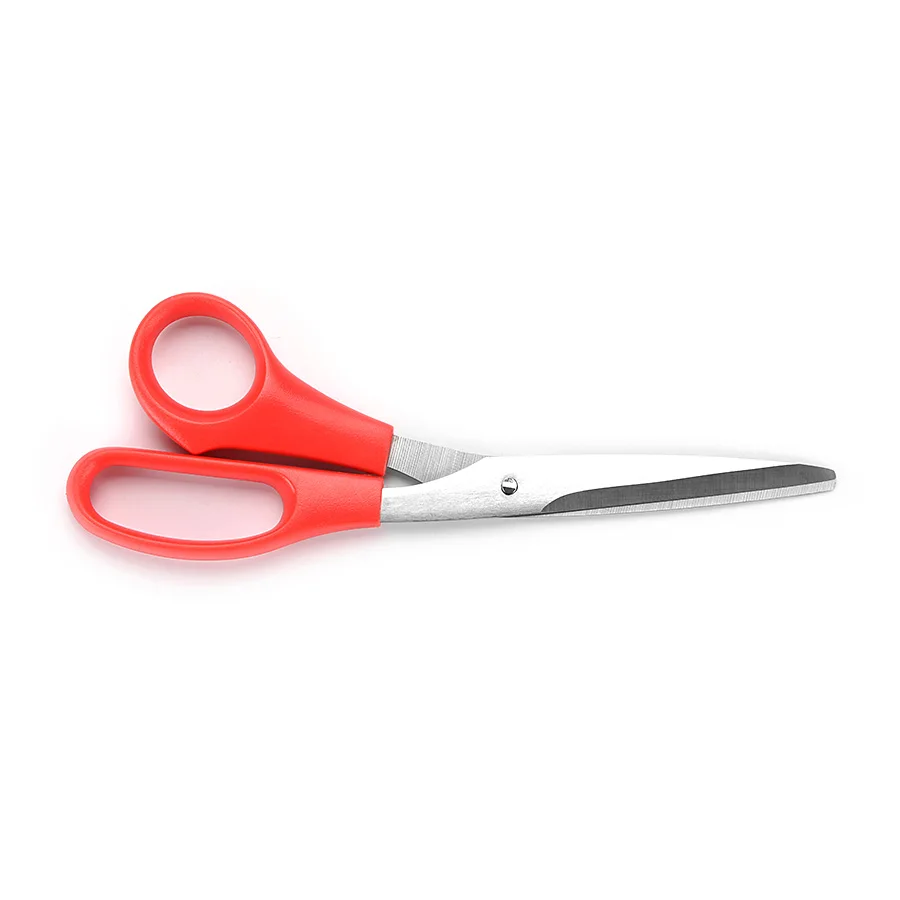 Best Price Household Shears Multi Function Red Plastic Handle Stainless Steel Kitchen Scissors