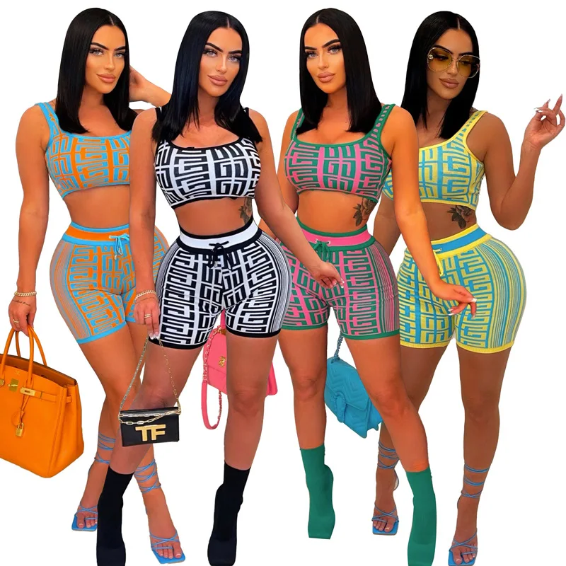C0604TA47 New Arrival Print Crop Top Fitness Sport Bodycon 2-piece Shorts Set Women Sehe Fashion
C0604TA47 New Arrival Print Crop Top Fitness Sport Bodycon 2-piece Shorts Set Women Sehe Fashion