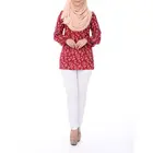 Fashion Modern Gifts For Women Geometric Muslim Islamic Clothing With Dress Abaya Blouse