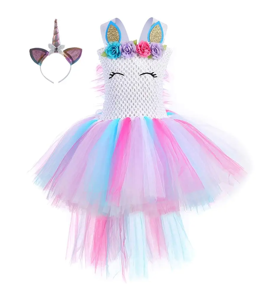 Wholesale Children Clothing Cosplay Princess Girls Unicorn Party Tutu Girls Dress With Headband, Colorful
Wholesale Children Clothing Cosplay Princess Girls Unicorn Party Tutu Girls Dress With Headband, Colorful